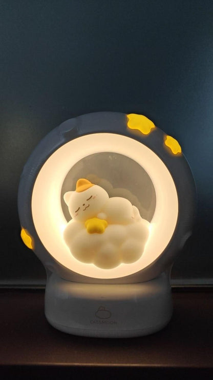 GB™ Super Lamp : Touch, Tap, Glow – The Cutest Sleeping Cat Lamp !