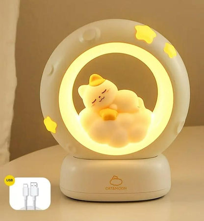 GB™ Super Lamp : Touch, Tap, Glow – The Cutest Sleeping Cat Lamp !