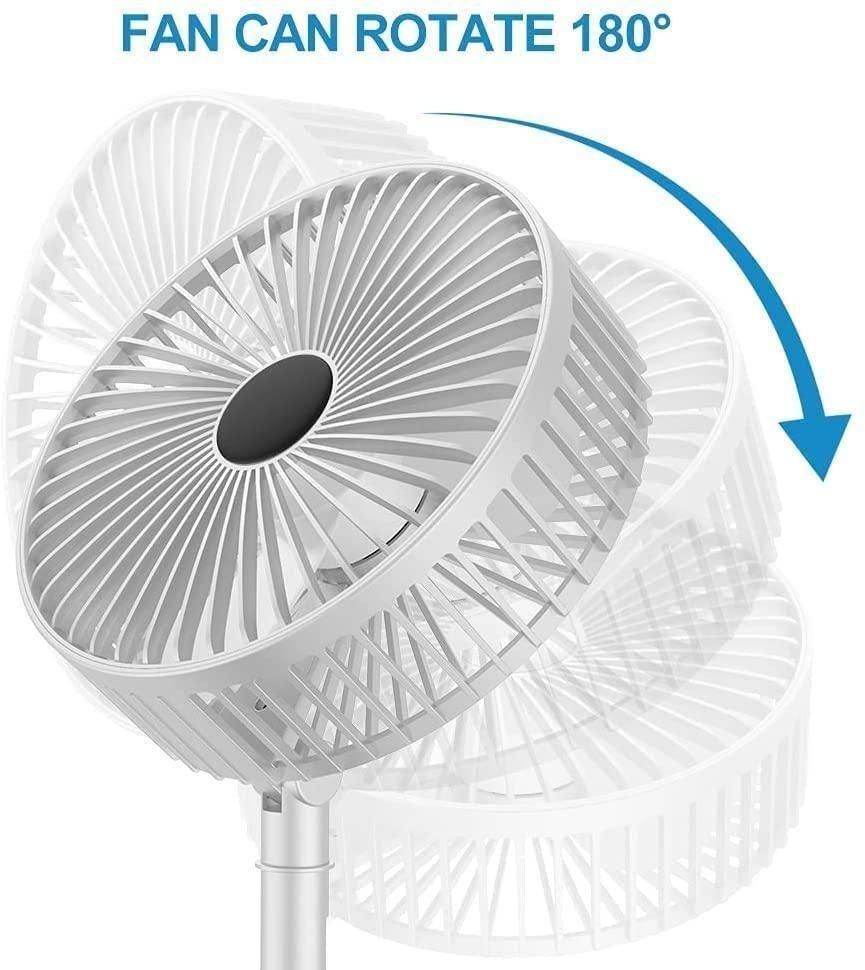 GB™ AirBoost Rechargeable Fan - Powerful Rechargeable High Speed Table Desk Fan