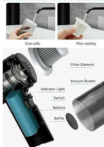 GB™ Pro Vacuum Cleaner for daily use -  Portable Air Duster Wireless Vacuum Cleaner