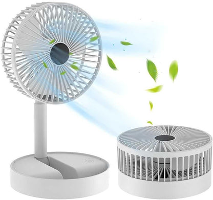 GB™ AirBoost Rechargeable Fan - Powerful Rechargeable High Speed Table Desk Fan